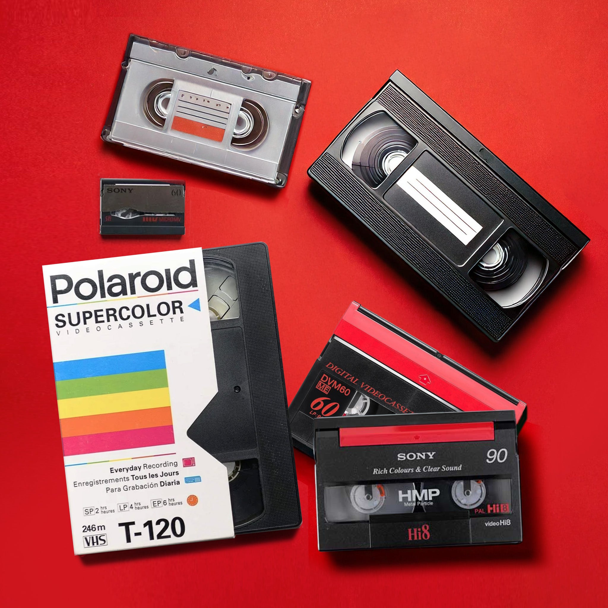 Deals 6 New Polaroid VHS Tapes